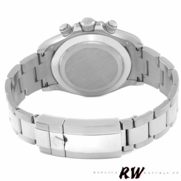 Rolex Cosmograph Daytona 116509 Silver Arabic Dial White Gold 40MM Mens Replica Watch - Image 5