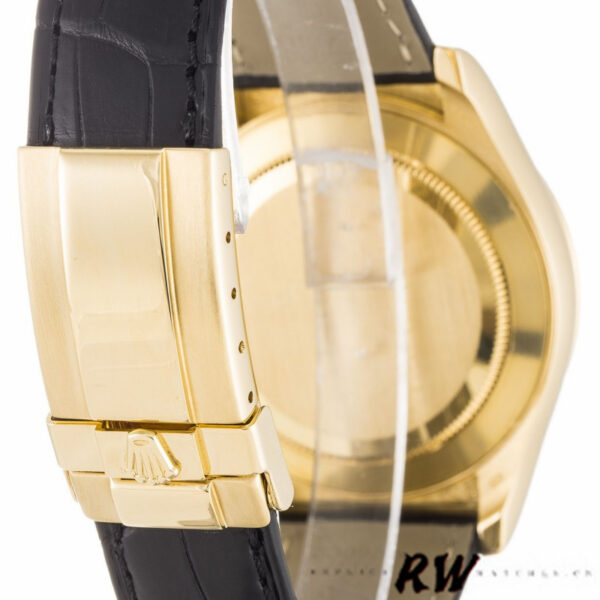 Rolex Cosmograph Daytona 116518 Champagne Dial Yellow Gold Bezel 40mm Mens Replica Watch - Image 5