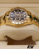 Rolex Daytona 116508 Yellow Gold Black Diamond Dial 40MM Mens Replica Watch - Image 4