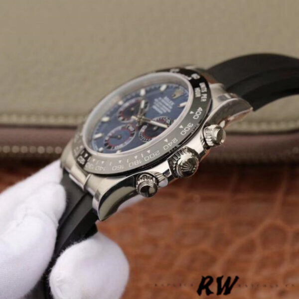 Rolex Daytona Cosmograph 116519 Blue Dial 40mm Mens Replica Watch - Image 4