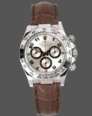 Rolex Daytona 116519 White Gold Racing Dial Brown Leather strap 40mm Mens Replica Watch - Image 2