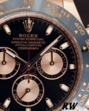 Rolex Cosmograph Daytona 116515 Leather strap Black Dial 40mm Mens Replica Watch - Image 3