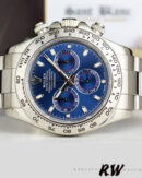 Rolex Cosmograph Daytona 116509 Blue Index Dial 40MM Mens Replica Watch - Image 5
