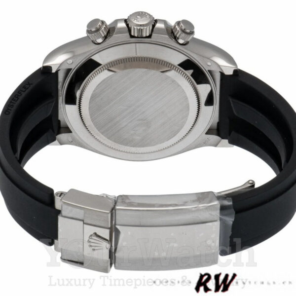 Rolex Daytona 116519 Black Dial Black Rubber strap 40mm Mens Replica Watch - Image 6
