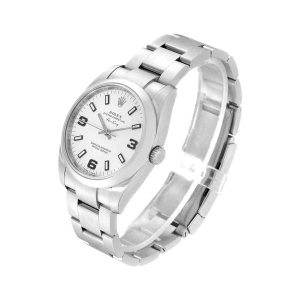 Rolex Air King Stainless Steel White Dial 114200 Replica - Image 3
