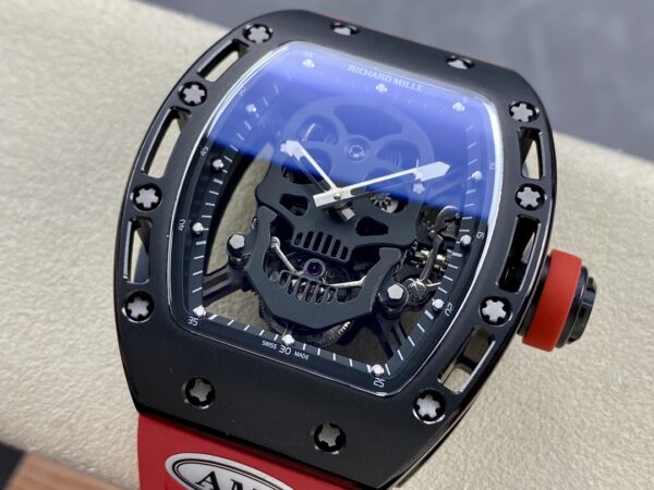 5 Colors Richard Mille Limited Edition RM52 Skull Titanium Tourbillon Openworked Dial - Image 22