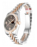 Rolex Datejust 116231-0105 Chocolate Floral Dial Replica - Image 2