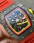 Richard Mille RM 67-02 Extra Flat Italy Carbon TPT Red Yellow - Image 4