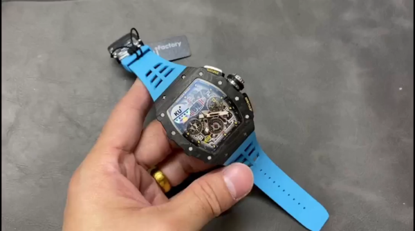 Richard Mille RM 11-03 Automatic Flyback Chronograph Blue Watch - Image 2