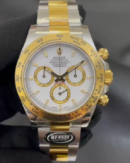 Rolex Two Tone Daytona 126503 White Dial Replica Watch - Image 2