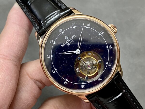 Patek Philippe Grand Complications Sky Moon Tourbillon Rose Gold 6102P 001 Watch - Image 4