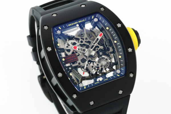 Richard Mille RM 035 Black Toro Nadal Red Pointer Replica Watch - Image 3