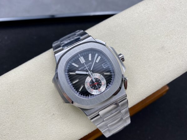 Patek Philippe Nautilus Chronograph Stainless Steel Black Dial 5980 1A 014 - Image 9