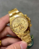 Rolex Daytona 116508 Yellow Gold Champagne Index Dial 40MM Mens Replica Watch - Image 2