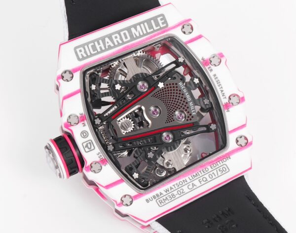 Richard Mille RM 38 02 Bubba Watson Tourbillon Rubber Strap & Fabric Strap - Image 8