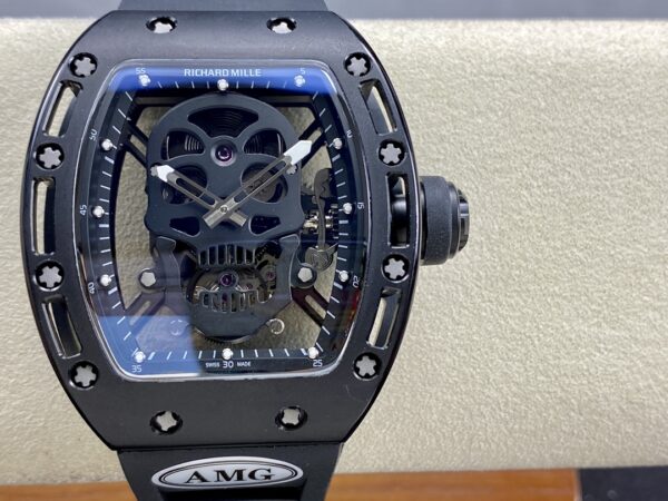 5 Colors Richard Mille Limited Edition RM52 Skull Titanium Tourbillon Openworked Dial - Image 30