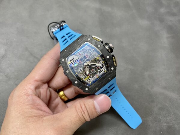 Richard Mille RM 11-03 Automatic Flyback Chronograph Blue Watch - Image 6