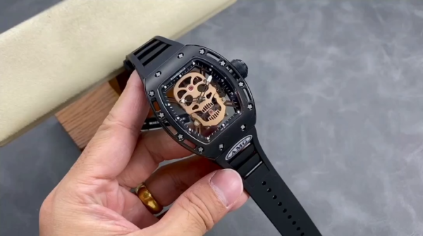 5 Colors Richard Mille Limited Edition RM52 Skull Titanium Tourbillon Openworked Dial - Image 39