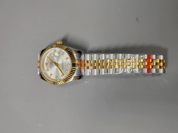 Rolex Datejust 278273 Steel And Yellow Gold Silver With Diamond Dial Replica - Image 6