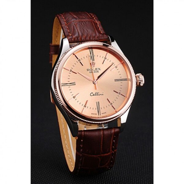 Replica Rolex Cellini 40mm Orange Dial 622840 - Image 3