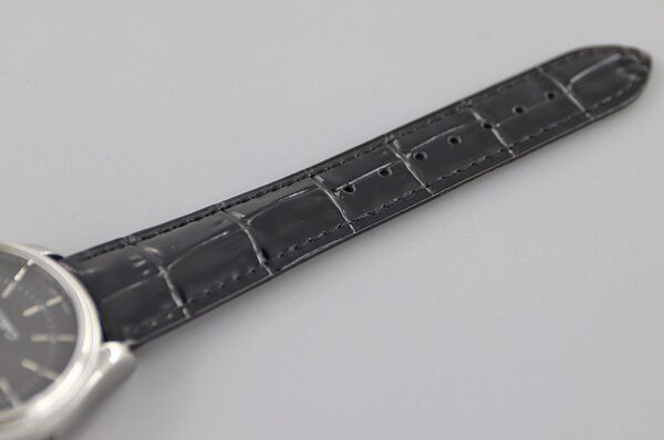 Replica Rolex Cellini Date 50519 Black Leather Black Dial 39mm Mens Replica Watch - Image 7