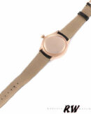 Replica Rolex Cellini Dual Time 50525 Silver Dial Black Leather Strap 39mm Mens Replica Watch - Image 16