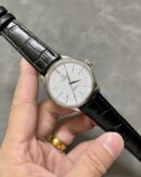 Replica Rolex Cellini Time 50509 Black Leather Strap White Dial 39mm Mens Replica Watch - Image 6