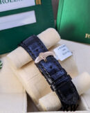 Replica Rolex Cellini Time 50505 Black Leather Strap White Dial 39mm Mens Replica Watch - Image 6