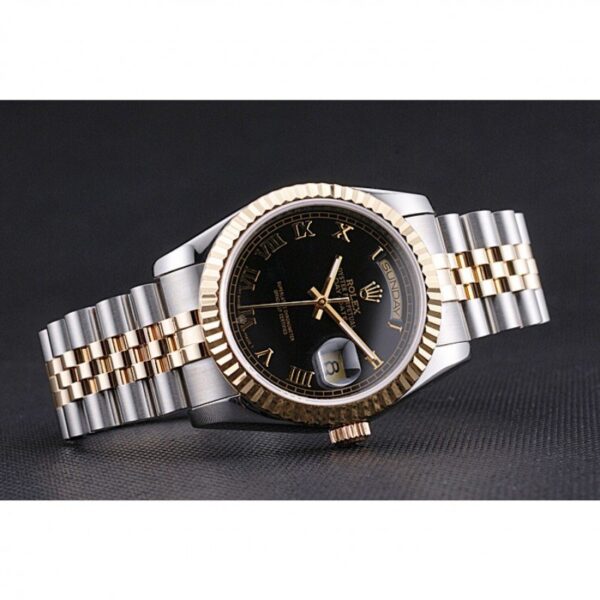 Superclone Rolex Day-Date 36mm Black Dial SRL78 - Image 9